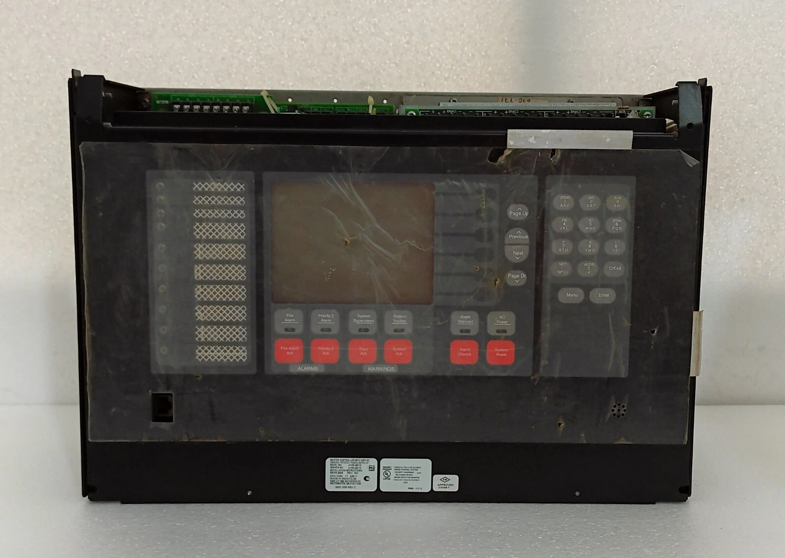 Fire Alarm Simplex Master Controller Unit 4100-9512 Complete  *New*